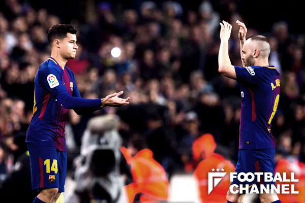 フィリッペ・コウチーニョ、アンドレス・イニエスタ