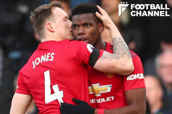 フィル・ジョーンズとポール・ポグバ