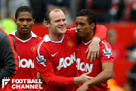 マンU時代のルーニーとナニ