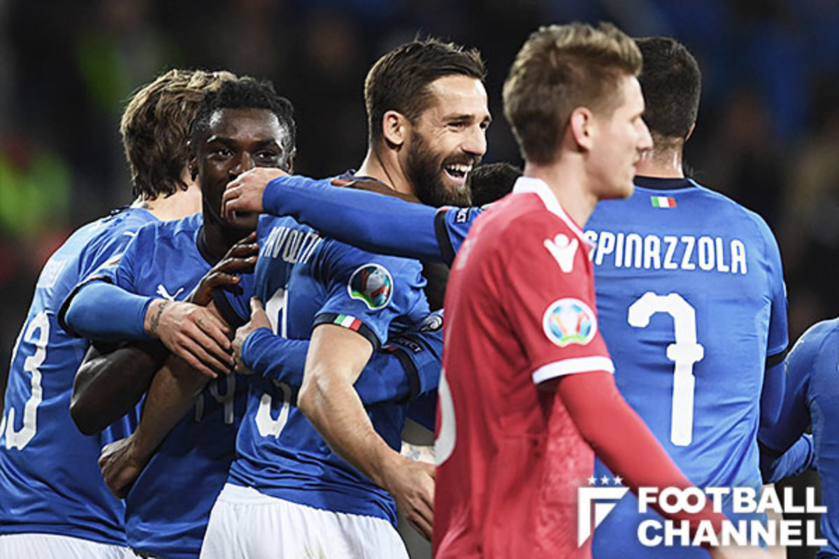 イタリア 41本の総シュートで圧倒 1人少ないリヒテンシュタインをねじ伏せる フットボールチャンネル イタリア 41本の総シュートで圧倒 1人少ないリヒテンシュタインをねじ伏せる フットボールチャンネル