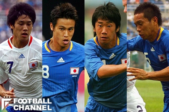 内田篤人　本田圭佑　香川真司　長友佑都