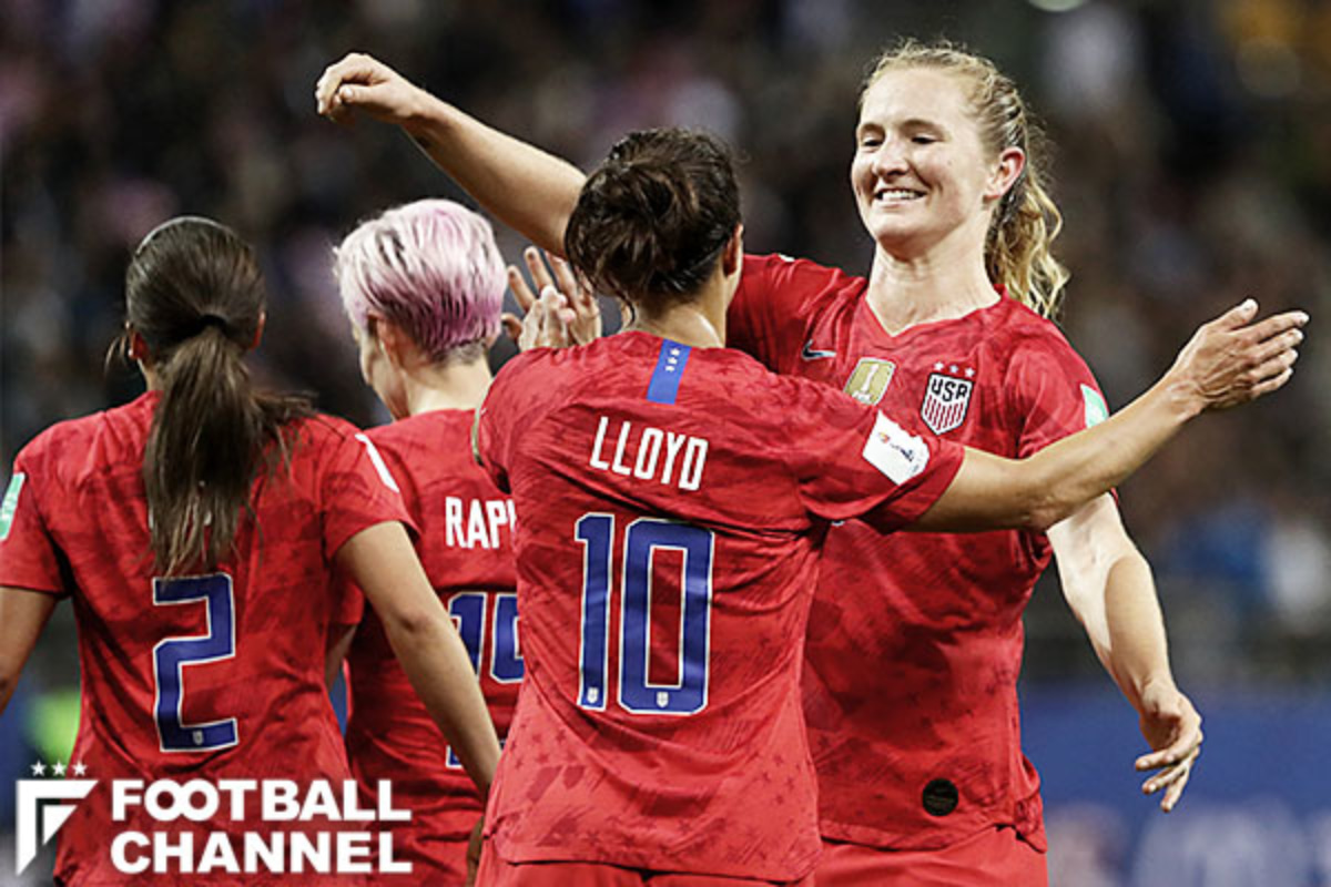 W杯連覇目指す女子アメリカ代表 初戦で13 0の歴史的大勝 フットボールチャンネル W杯連覇目指す女子アメリカ代表 初戦で13 0の歴史的大勝 フットボールチャンネル