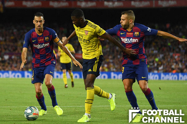 メッシ不出場のバルセロナ、アーセナルに2-1で勝利。ジョアン