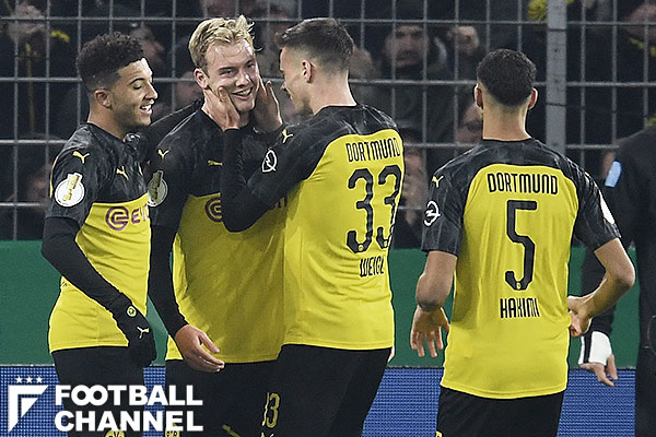 ドルトムント、今季2度目の“ボルシアダービー”で逆転勝利【ドイツ杯2