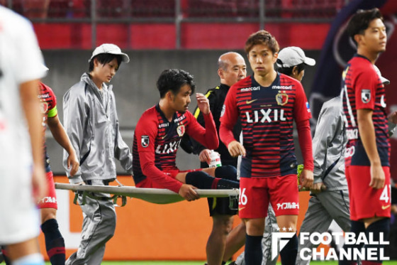 右大腿二頭筋損傷と診断された犬飼智也