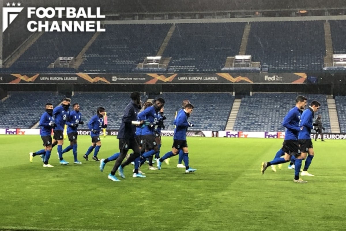 中島翔哉は笑顔で調整 ポルト El決勝t進出への大一番は 極寒 との戦いも フットボールチャンネル