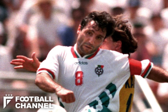 柏レイソル ユニフォーム ストイチコフ ブルガリア代表 バロンドール W杯得点王 フリスト・ストイチコフ（ブルガリア）…：Jリーグを彩った外国人選手