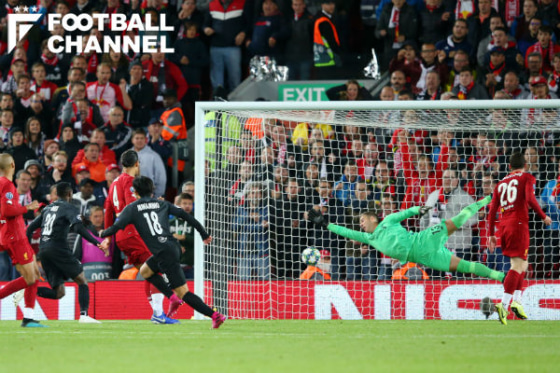 南野拓実、リバプール戦の衝撃ボレー