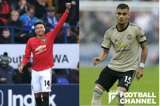 ジェシー・リンガードとアンドレアス・ペレイラ