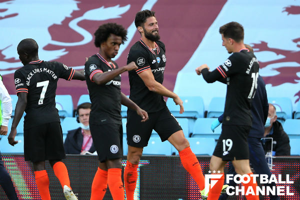 チェルシー 再開初戦は2 1逆転勝利 ジルー プリシッチ弾で中断前から3連勝 フットボールチャンネル