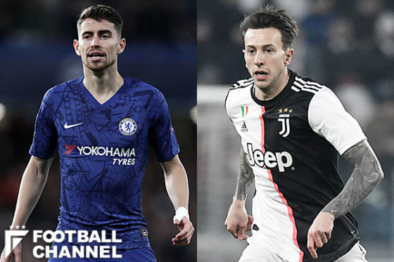 ジョルジーニョ（左）とフェデリコ・ベルナルデスキ（右）