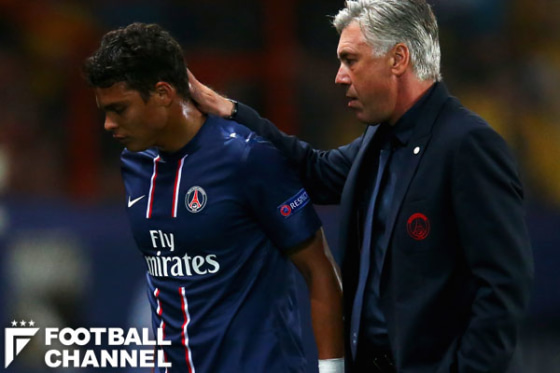 チアゴ・シウバ　カルロ・アンチェロッティ