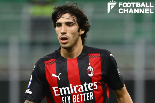 20歳のイタリア代表MF、ミラン移籍後初のリーグ戦出場。「夢が現実と