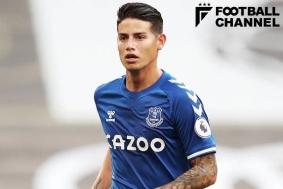 エヴァートン 2020/21  ハメス ロドリゲス わずか1年でのエヴァートン退団報道も…ハメス・ロドリゲス「ここ