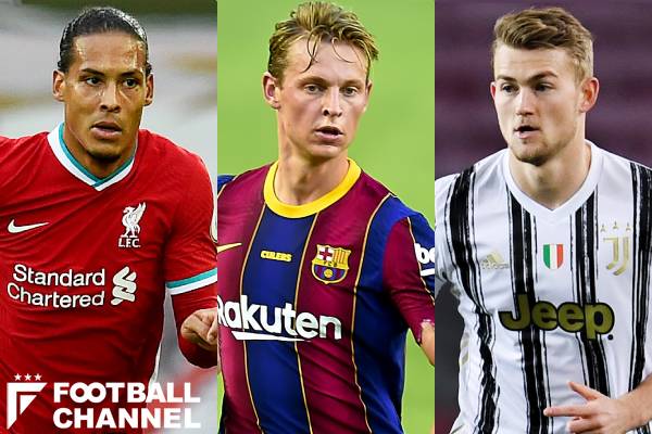 最高額のオランダ人は誰だ サッカー選手市場価値ランキング1 5位 守備力は世界一 Dfが3名もランクイン フットボールチャンネル