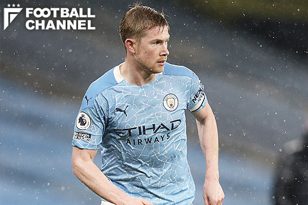 マンcに痛手 デ ブライネがハムストリング負傷で最大4週間離脱へ リバプール戦は欠場か フットボールチャンネル