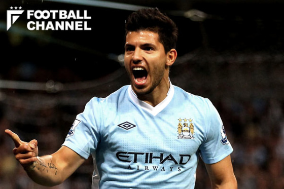 17/18 マンチェスター・C ♯10 アグエロ【Lサイズ相当】 マンチェスターシティ アグエロ | UEFA CLオーセンティック