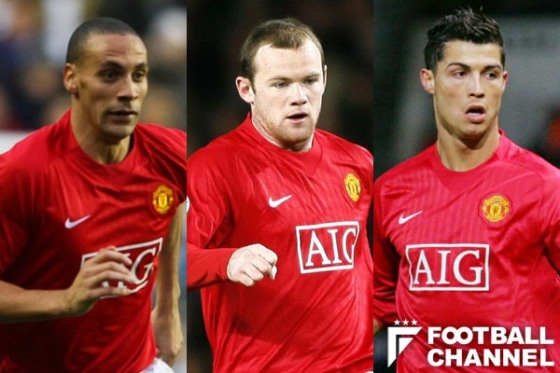 08年世界最強！ マンU黄金期の5人。ロナウド、テベス、ルーニー