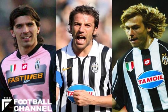 イタリア最強！ ユベントス伝説の英雄 5人、その能力値は？ デル