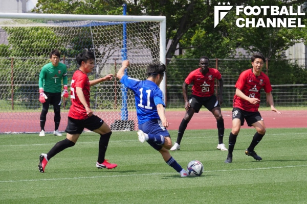 マリノスfw樺山諒乃介 日本代表gk西川周作から 有言実行 の鮮烈ミドル弾 Jエリートリーグで浦和レッズに快勝 フットボールチャンネル