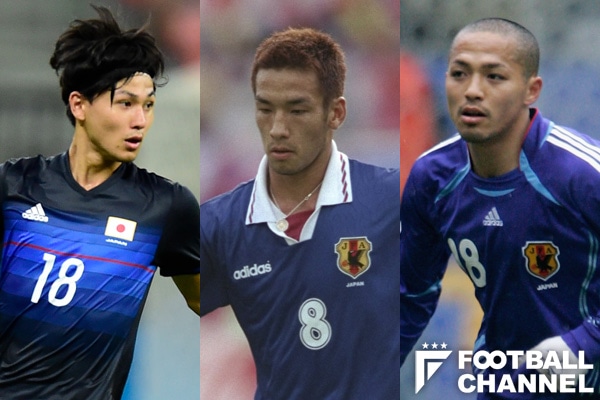 日本代表、五輪歴代スタメン&フォーメーション。中田英寿、小野伸二ら