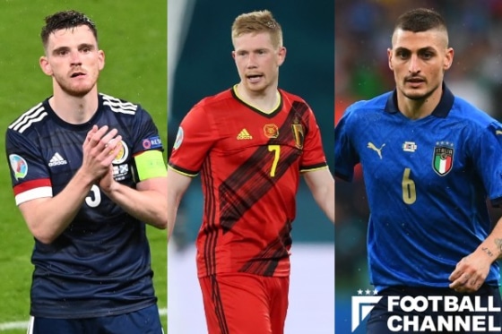 ロバートソン、デ・ブライネ、ヴェッラッティ