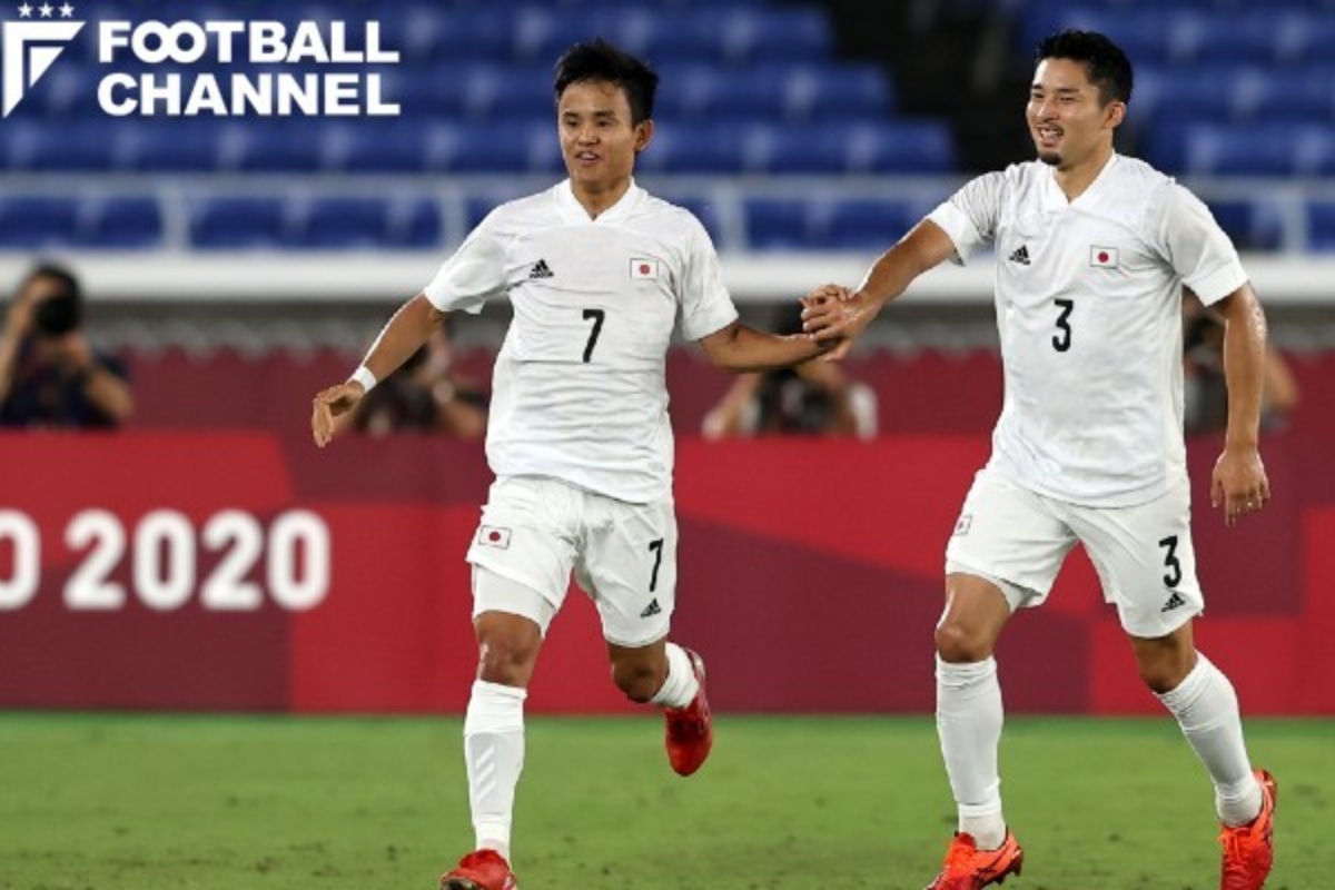 前半速報 久保建英 3試合連続先制ゴール 異次元の勝負強さ U 24日本代表がフランス相手に2点リード 東京五輪 フットボールチャンネル