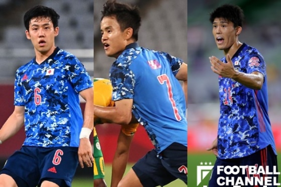 遠藤航、久保建英、冨安健洋