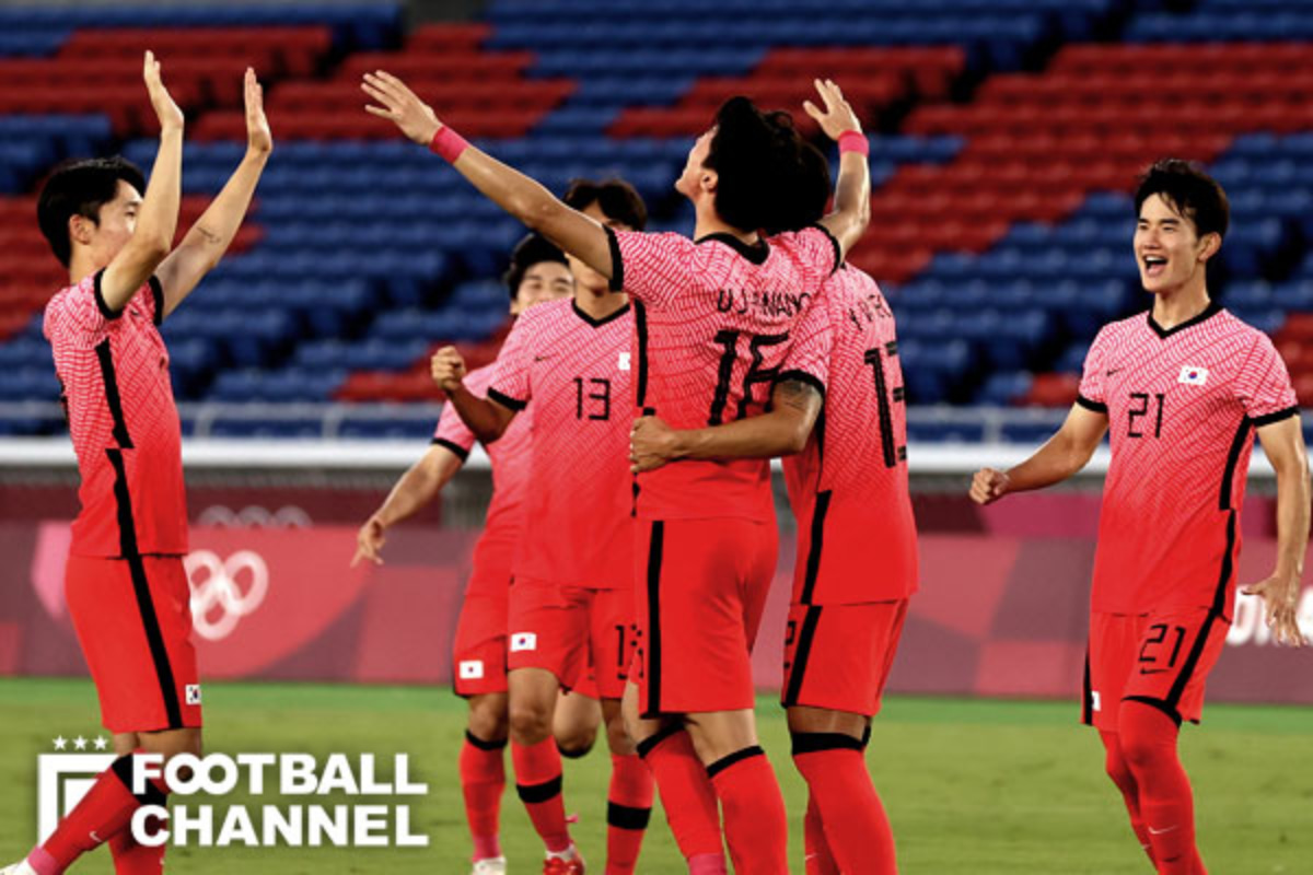 試合結果 U 24韓国代表が6発大勝でb組首位突破 日本が2位通過なら日韓戦へ 東京五輪 フットボールチャンネル