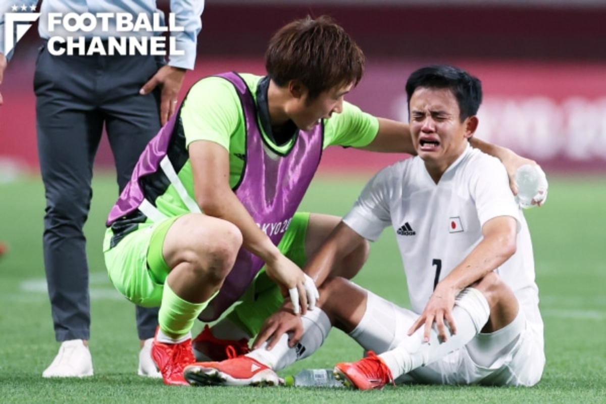久保建英、まさかの大号泣のワケ。背負っていた重い責任、「涙も出ない」準決勝から一転【東京五輪男子サッカー】 | フットボールチャンネル