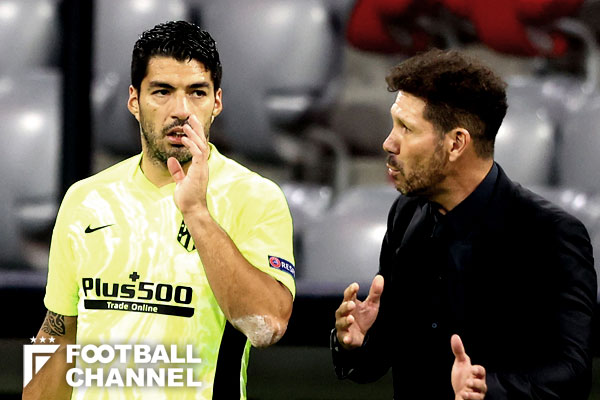 ルイス・スアレス、ディエゴ・シメオネ