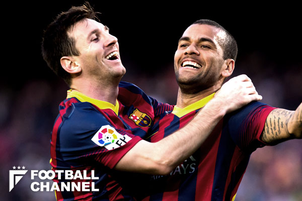 リオネル・メッシ、ダニ・アウベス