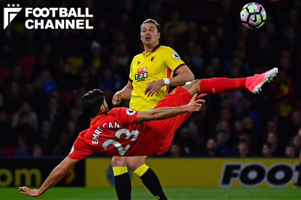 Fw顔負け リバプールmfが決めた完璧すぎる無心のバイシクル弾 フットボールチャンネル Fw顔負け リバプールmfが決めた完璧すぎる無心のバイシクル弾 フットボールチャンネル