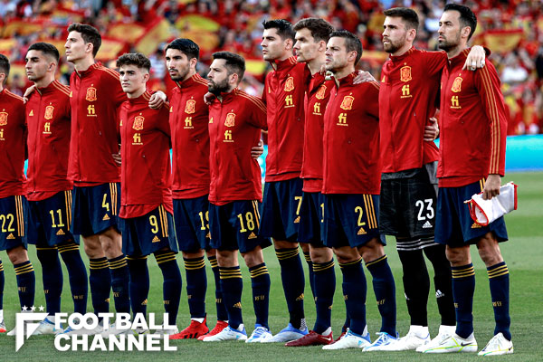スペイン代表 カタールw杯戦力値ランキング 黄金期から一新 弱点も露呈 フットボールチャンネル