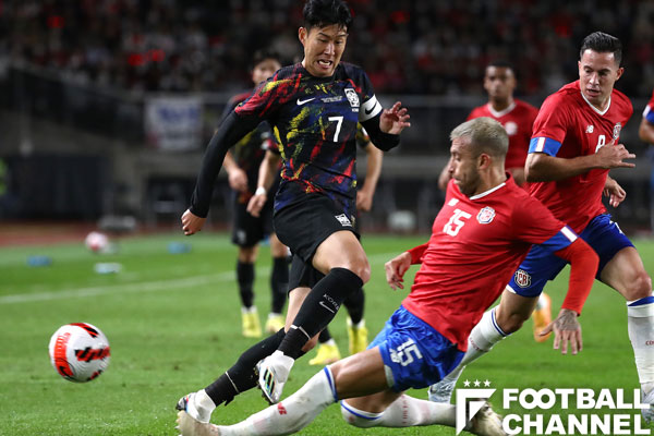 韓国代表 ソン フンミンらのゴールでドロー サッカー日本代表と同組のコスタリカ代表に終盤追いつく フットボールチャンネル