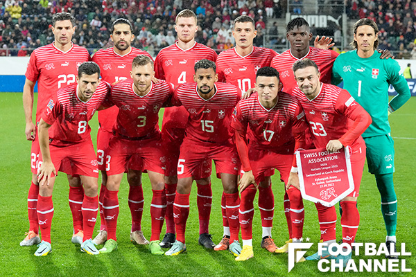 サッカースイス代表 最新のfifaランキングは 今夜ポルトガルと対戦 カタールw杯 フットボールチャンネル