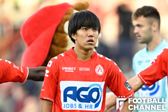 明暗分かれる？ パリ五輪世代サッカー日本代表、海外組6人の現状（1）2022年10月15日に行われたS.V. ズルテ・ワレヘム戦での田中聡