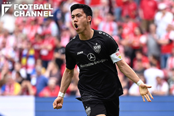 ブンデスリーガ第33節、マインツ戦でスーパーゴールを決めた遠藤航