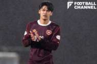 2022/23シーズンよりハーツに所属する小田裕太郎