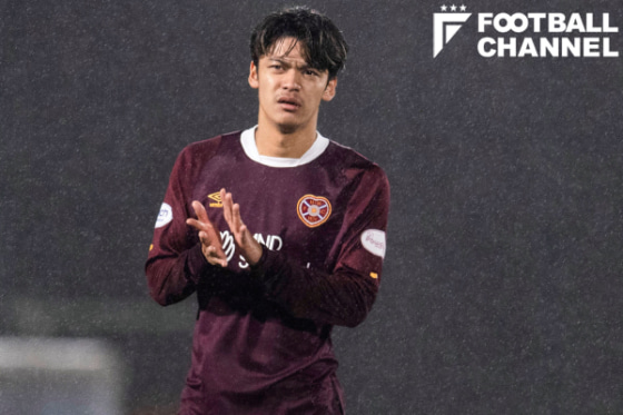 2022/23シーズンよりハーツに所属する小田裕太郎