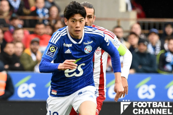 2022/23シーズンよりストラスブールに所属する鈴木唯人