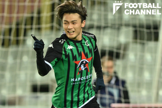 2022/23シーズンよりセルクル・ブルッヘに所属する上田綺世