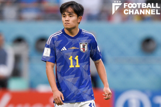 6月のキリンチャレンジカップ2023に臨む日本代表メンバーに招集された久保建英