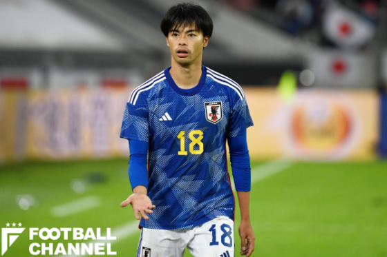 6月のキリンチャレンジカップ2023に臨む日本代表メンバーに招集された三笘薫