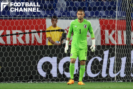 キリンチャレンジカップ2023、ペルー代表戦で先発出場したサッカー日本代表GK中村航輔