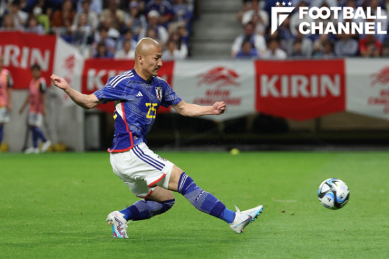 キリンチャレンジカップ2023、ペルー代表戦でゴールを決めたサッカー日本代表FW前田大然