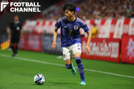 キリンチャレンジカップ2023、ペルー代表戦に出場した三笘薫