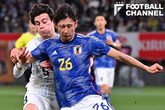 キリンチャレンジカップ2023、ウルグアイ代表戦に出場した伊藤洋輝