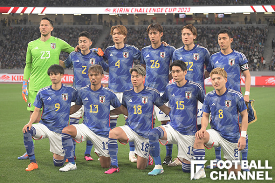 ウルグアイ代表戦に出場した日本代表のスターティングメンバー