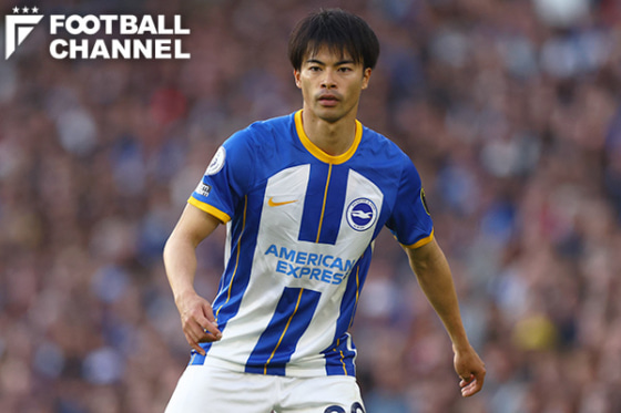 ブライトンに所属する三笘薫